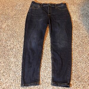 AVA & VIV High Rise Skinny Jeans Dark Wash Women Size 17
